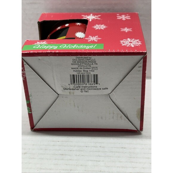 Snowman Holiday Mug 14oz - New Open Box - Picture 2 of 7